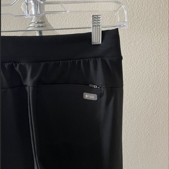 NWOT FIGS PIEDRA HIGH WAISTED STRAIGHT LEG FORMX SCRUB PANTS--XSMALL--BLACK - Picture 9 of 10
